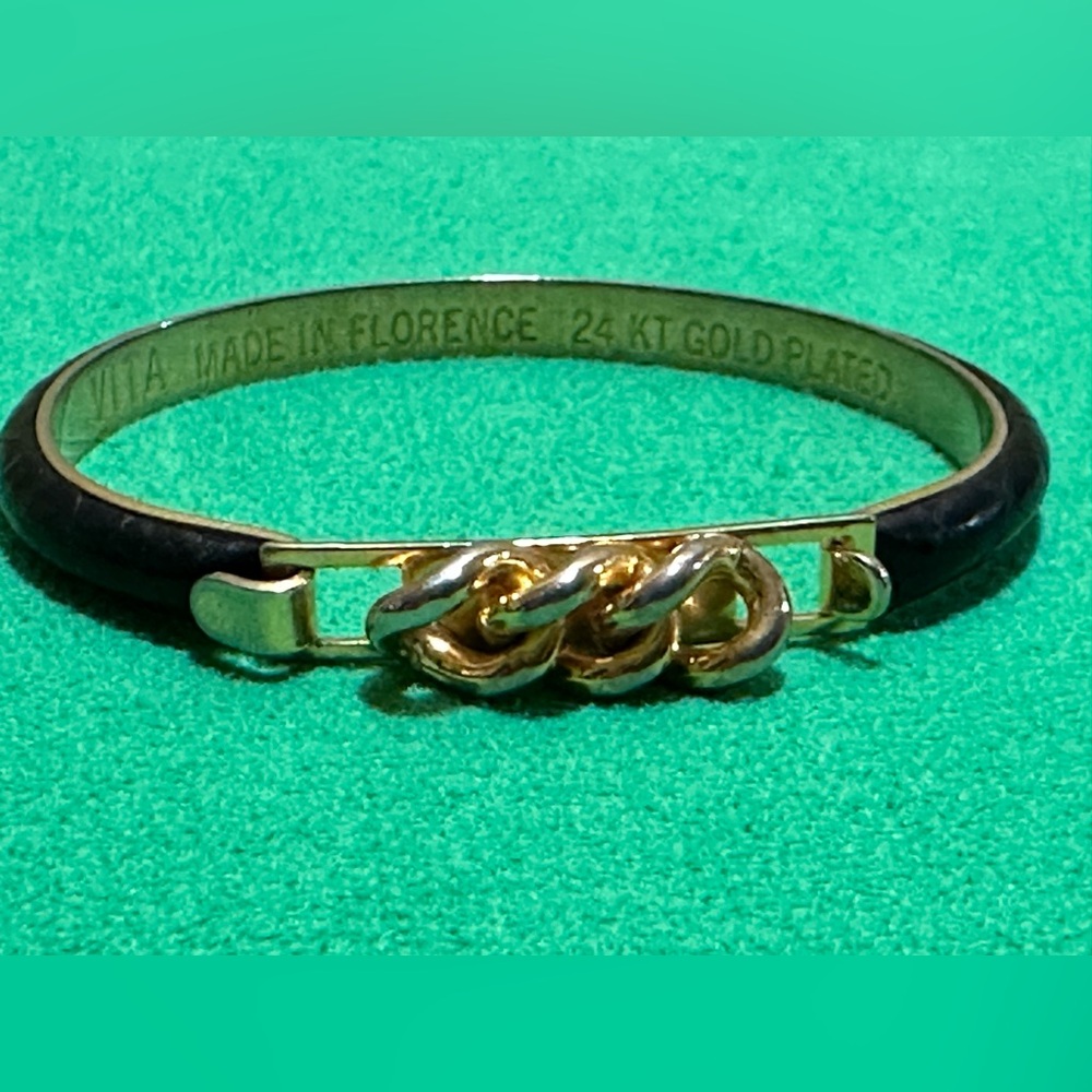 Vintage Vita 24kt Gold Plated Bangle